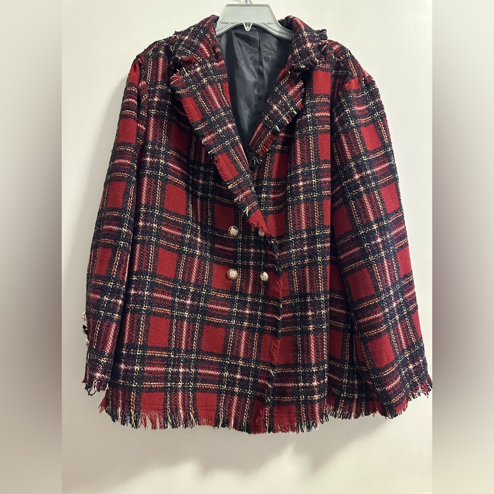 Plaid blazer